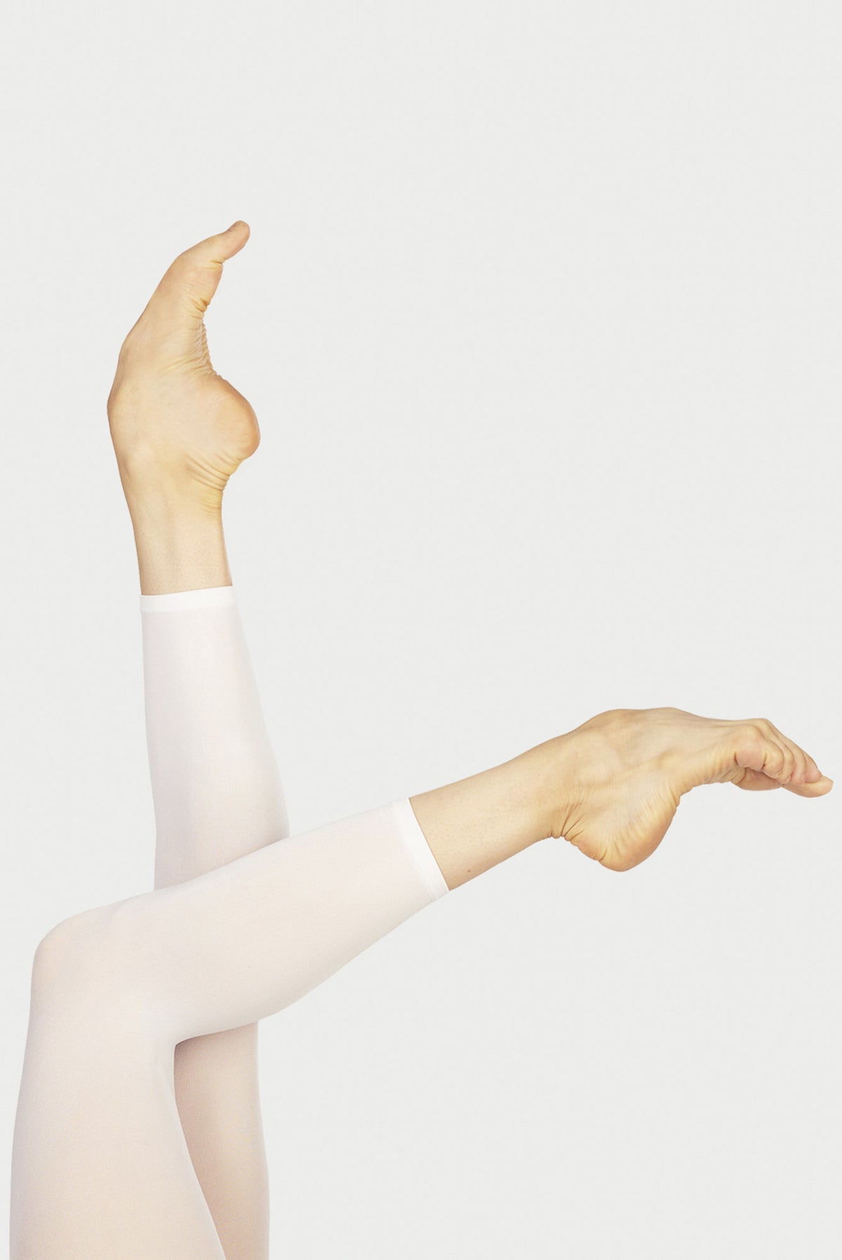 CLASSIQUE WHITE FOOTLESS TIGHTS - GIRLS - DIV60
